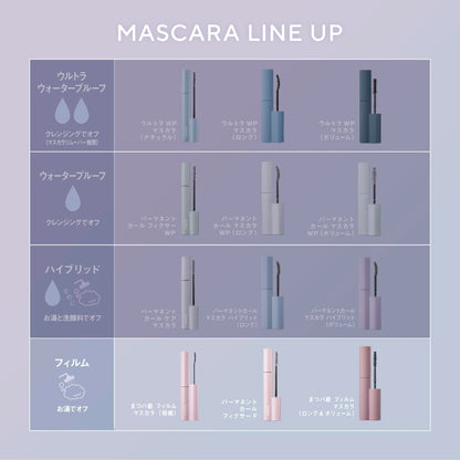 Fasio Eyelash Grade Film Mascara Black 5G Easy Removal No Fibers