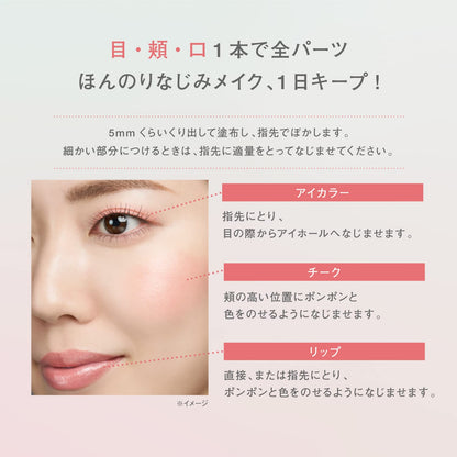 Fasio Multi-Face Stick 017 Pineapple Disco 4G - Versatile Makeup