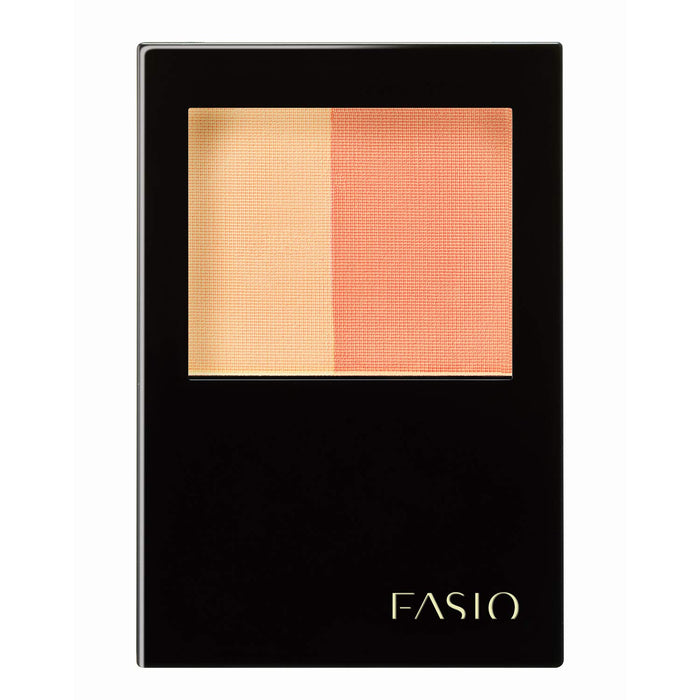 Fasio 防水腮红橙色 OR-1 4.5g 持久腮红。