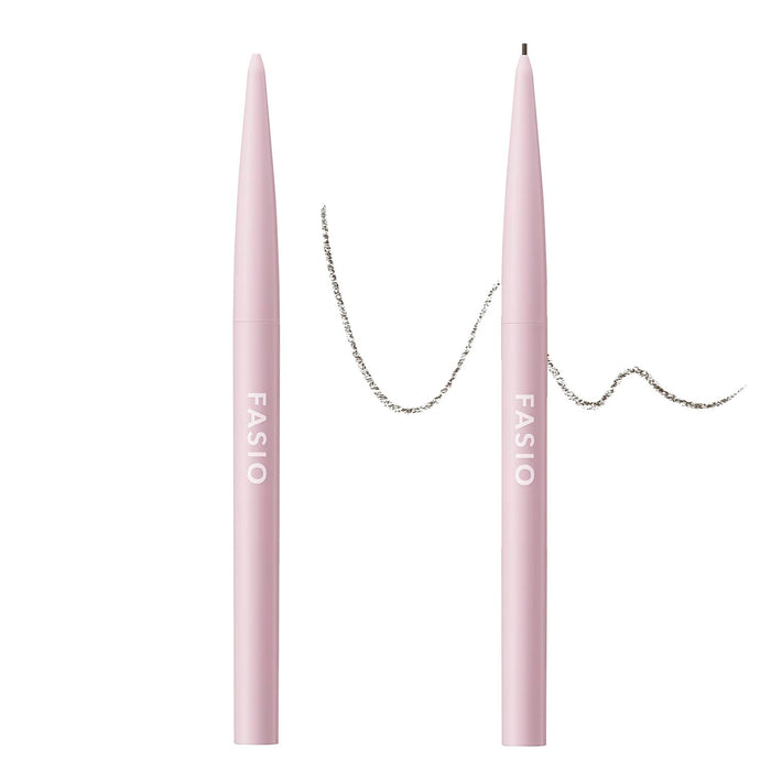 Fasio Waterproof Ultra Fine 01 Gray Eyebrow Pencil 0.02G Long-Lasting