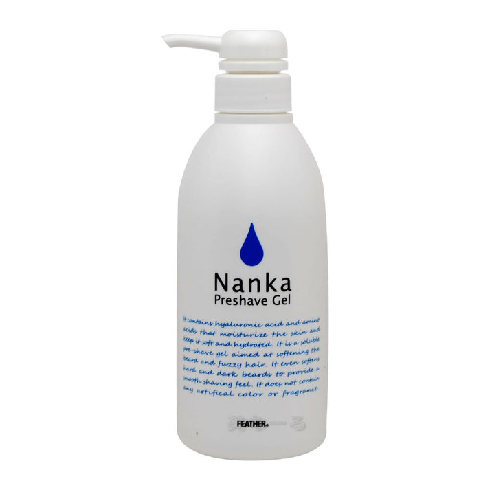 Feather Nanka 500G Pre-Shave Gel for Beard Softening