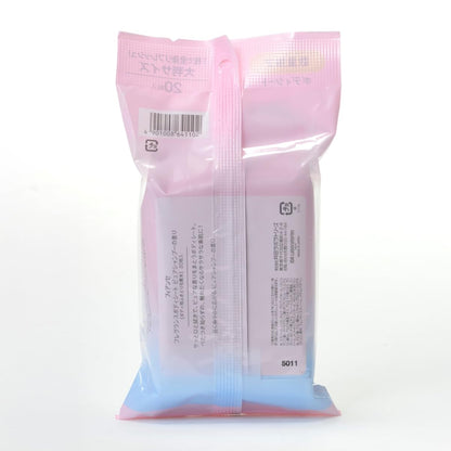 Fiancee Fragrance Body Sheet Pure Shampoo Scent Pack of 20 Sheets