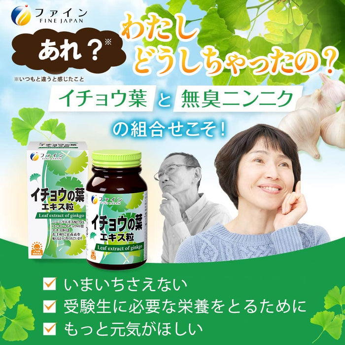 Fine Japan Ginkgo Biloba Tablets with Vitamins B1 B2 B6 400 Tablets