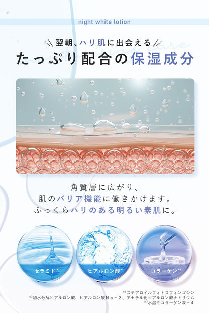 Whith White Ceramide Lotion 200Ml Tranexamic Acid Whitening Moisturizer