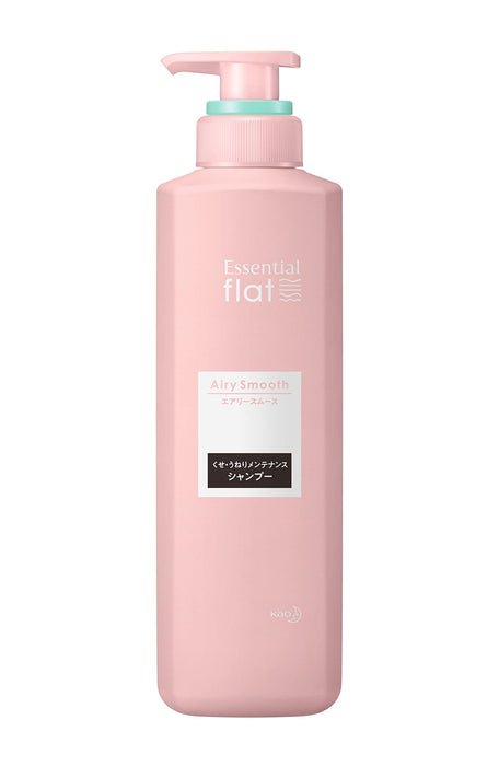 Flat Essential Airy Smooth Shampoo 500ml - Soft Curly Wavy Hair Repair