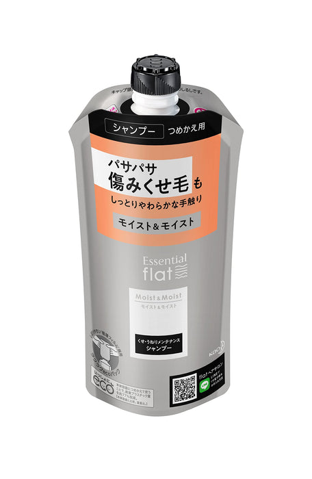 Flat Essential 保濕易打理洗髮精，適合捲髮直髮 340ml