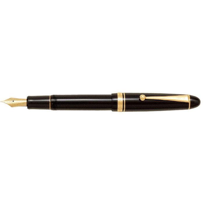 Pilot Custom 742 Black Axis Fountain Pen with Soft Fine Font