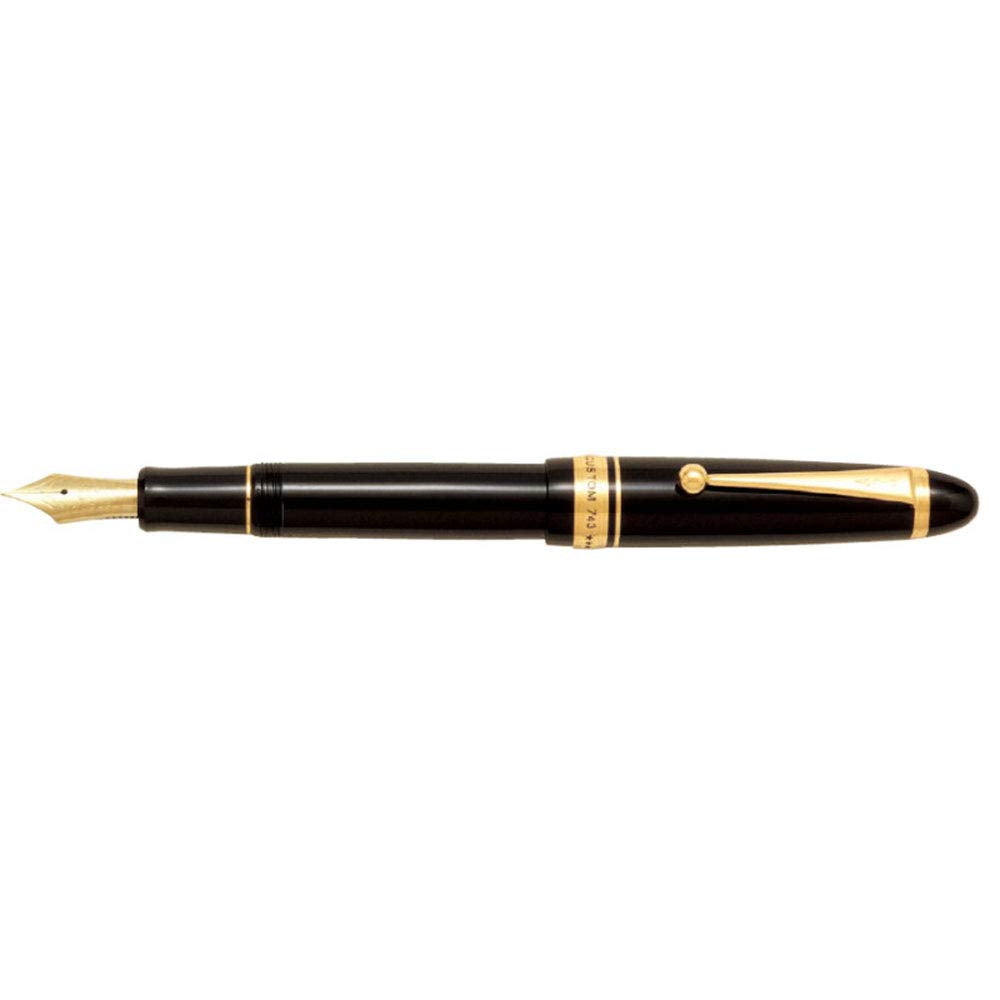 Pilot Custom 743 Black Shaft Fountain Pen Stub (Su) Fkk3000Rbsu