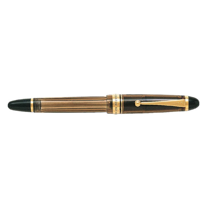Pilot Custom 823 Bold Brown Shaft Fountain Pen - Fkk3Mrpbnb Plunger Type