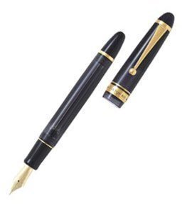 Pilot Custom 823 Fountain Pen Fine Point Transparent Black Shaft Plunger Type