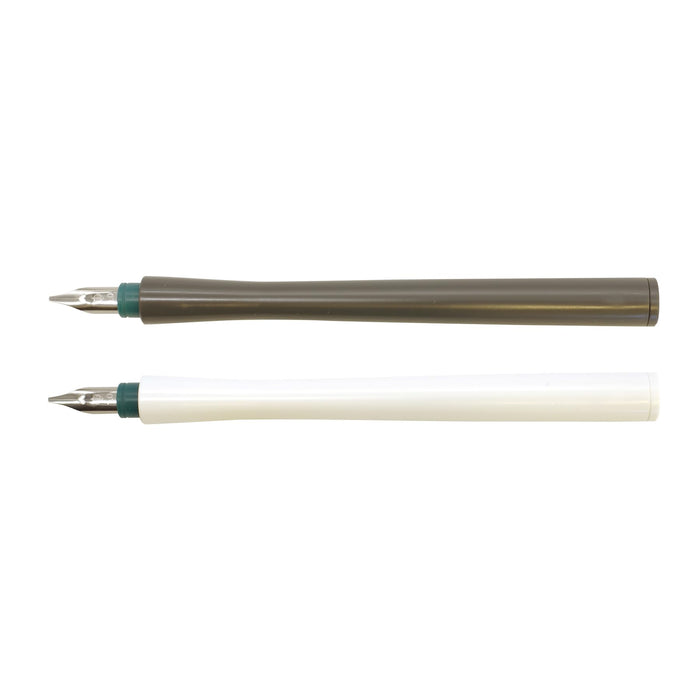Sailor 钢笔 1.0 毫米笔尖灰色 Hocoro 蘸水笔，带沼泽墨水 12-013