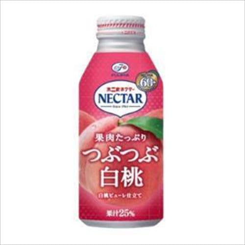 Fujiya Nectar Peach Beverage Crushed White Peach Drink 380ml