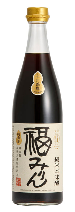 Fukumitsuya Junmai Hon Mirin 10 Year Aged Sweet Rice Seasoning 720Ml