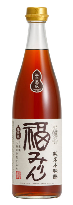 Fukumitsuya Junmai Hon Mirin 3 Year Aged Sweet Rice Wine 720mL