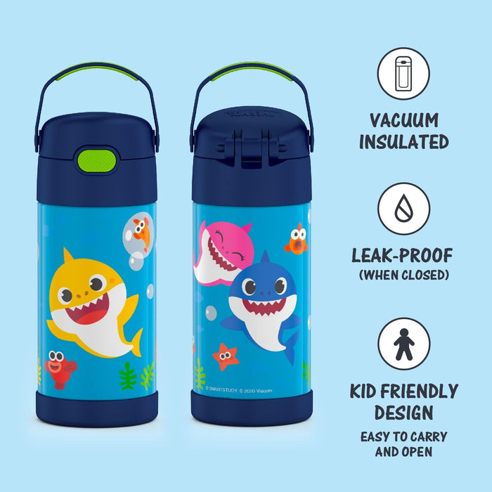 Thermos Funtainer 12Oz Stainless Steel Vacuum-Insulated Kids Straw Bottle Lol Surprise