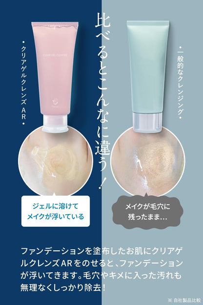 Fleuri Clear Gel Cleanse: Makeup Remover & Pore Cleanser 150g