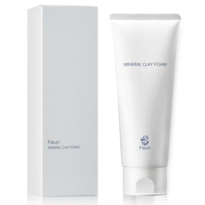 Fleuri Mineral Clay Cleanser for Pores & Dry Skin 100g Exfoliating