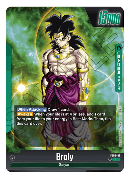 Dragon Ball Super Card Game Fusion World Starter Decks - Broly FS03