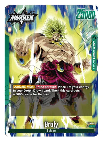 Dragon Ball Super Card Game Fusion World Starter Decks - Broly FS03