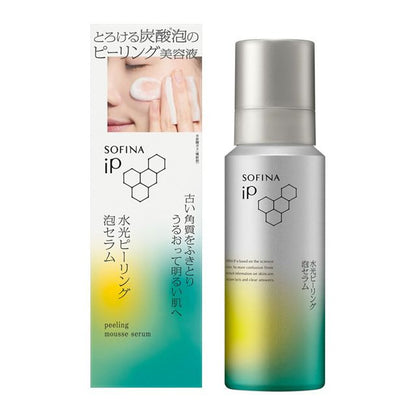 SOFINA iP Watery Peeling Foam Serum for Radiant Skin