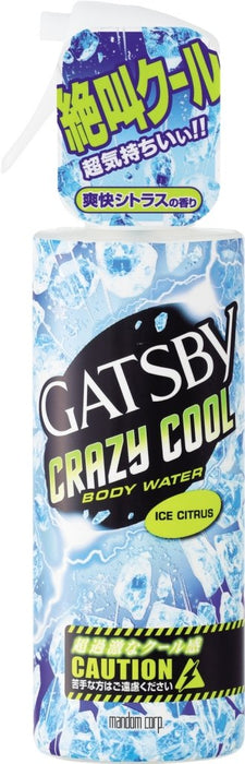 Gatsby Crazy Cool Water Ice Citrus Body Spray 170ml – Refreshing Scent