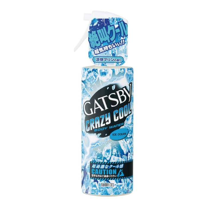 Gatsby Crazy Cool Body Water Ice Ocean Refreshing 170ml Spray