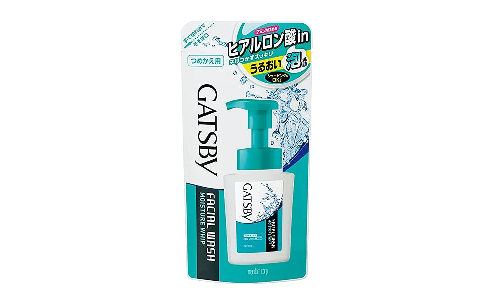 Gatsby Facial Wash Moisture Whip Refill 130Ml Hydrating Formula