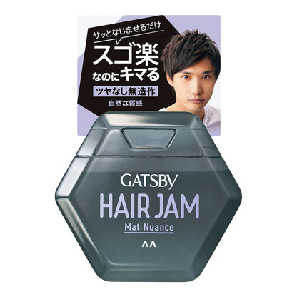 110ml Gatsby Hair Jam Matte Nuance for Stylish Hold and Texture