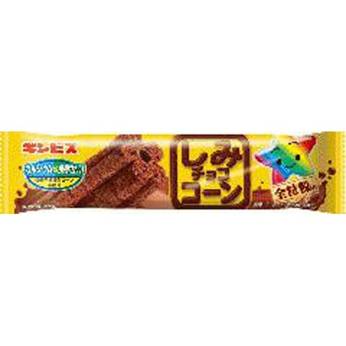 Ginbis Shimi Choco Stick Chocolate Covered Corn Puff Snack 10 Pack