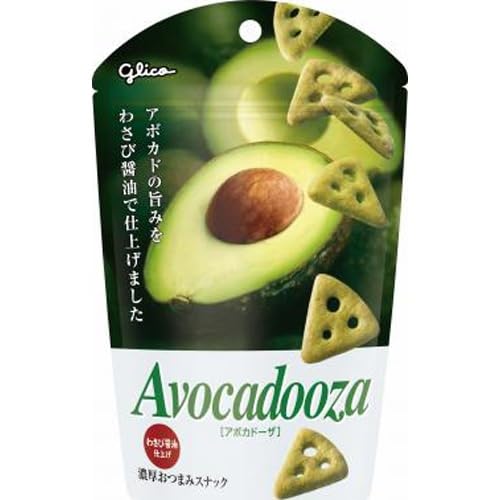 Glico Avocadooza Avocado Wasabi Crackers 36G Snacks