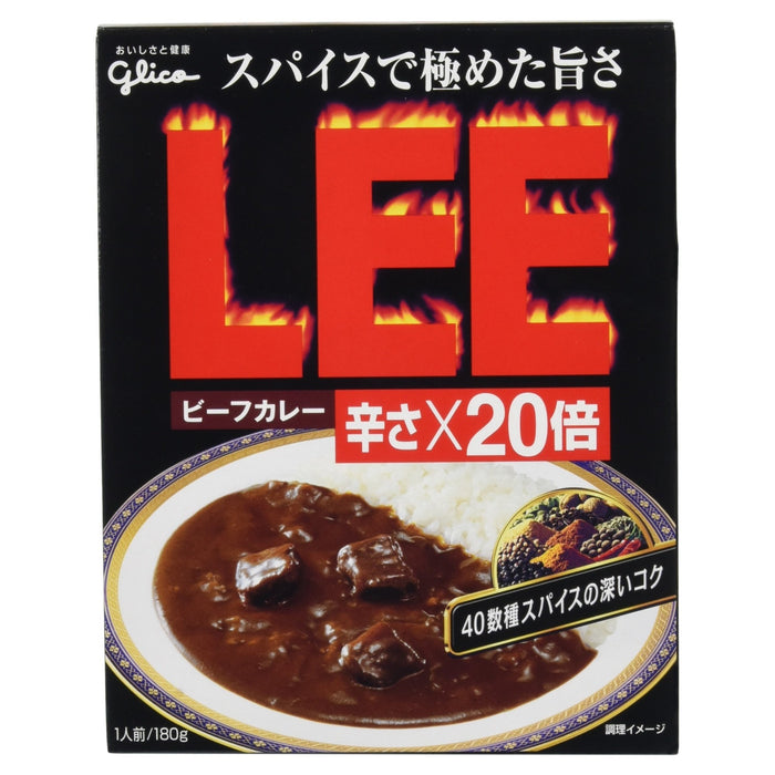 Glico Lee 牛肉咖喱 X20 超辣即食咖喱酱 180g