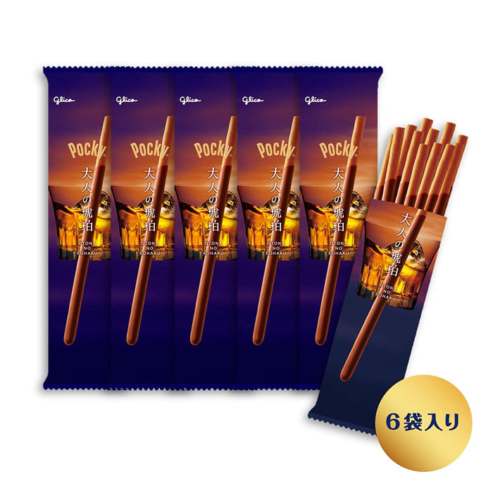 威士忌爱好者必买的 Pocky Otona No Kohaku 琥珀巧克力棒