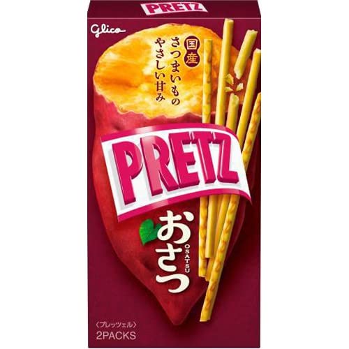 Glico Pretz Sweet Potato Biscuit Sticks 62g Satsumaimo Snack
