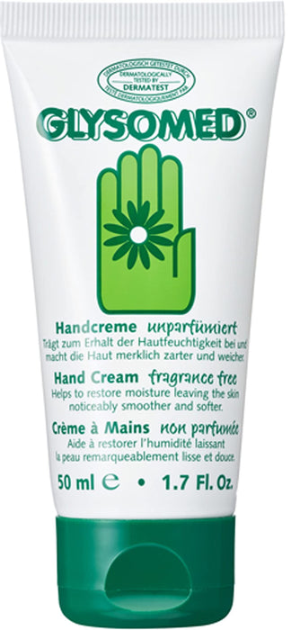 Glysomed Hand Cream Fragrance-Free 50ml | Moisturizing Dry Housework Hand Care