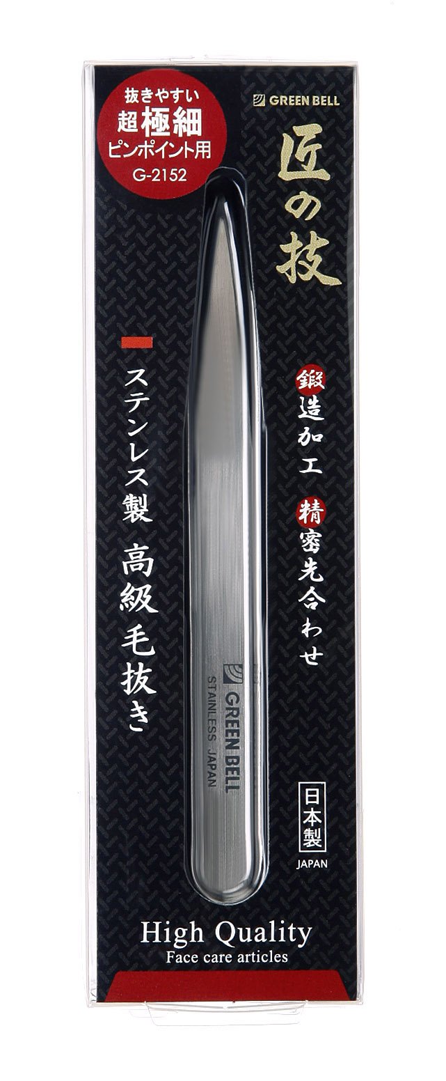Green Bell Masterful Skills Suncraft Stainless Steel Extra Fine Tweeze