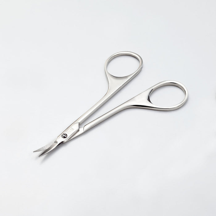 Green Bell Masterful Skills Curved Stainless Steel Eyebrow Scissors G-2105