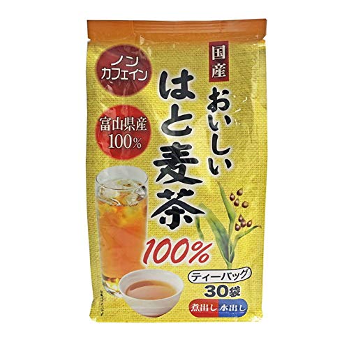 Gyokuroen Hatomugicha Tea 100% Domestically Produced in Toyama 30 Bags