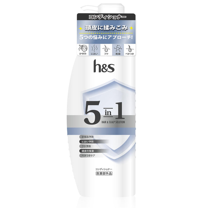 H&S 5 In 1 Hair Scalp Solution Conditioner 340g for Healthy Hair