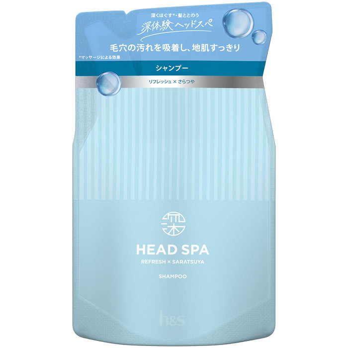 H&S Deep Experience Head Spa Refresh Smooth Shampoo Refill 350G