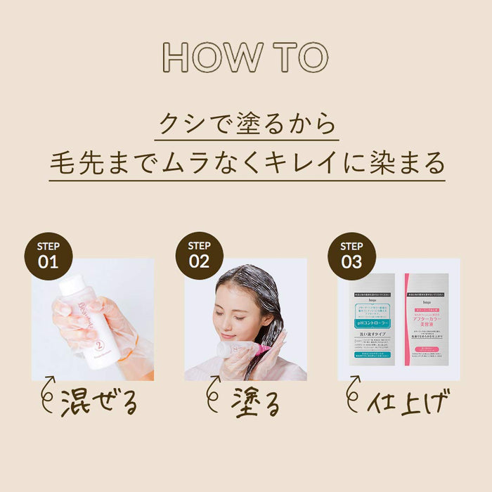 Hey Hair Color Beauty Lab 裸色米色套装：包括精华液和调节剂