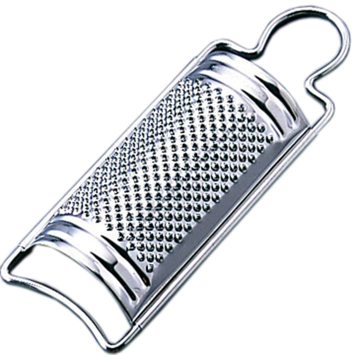 Minexmetal Handheld Half-Round Metal Cheese Grater for Hard and Soft Cheese