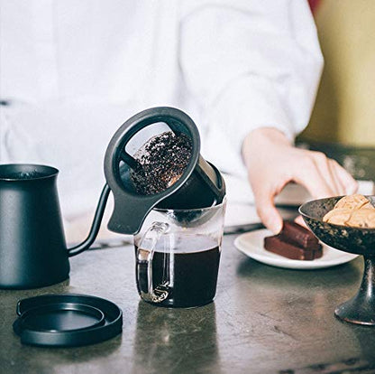 Hario One-Cup Coffee & Tea Maker 170mL Black Made in Japan OCM-1-B