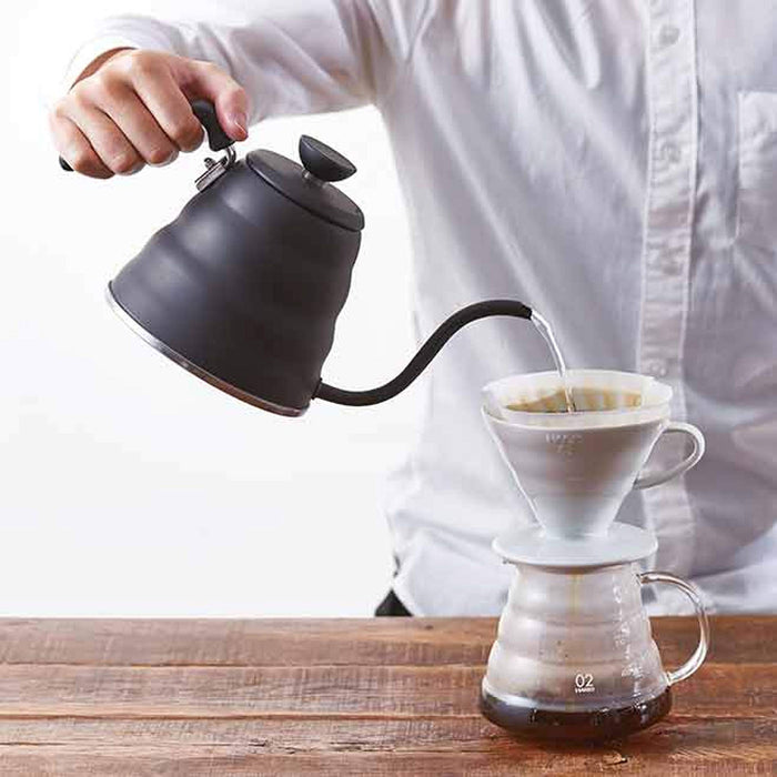 Harry V60 滴水壺 Buono 霧面黑色 800ml 高效率傾倒設計