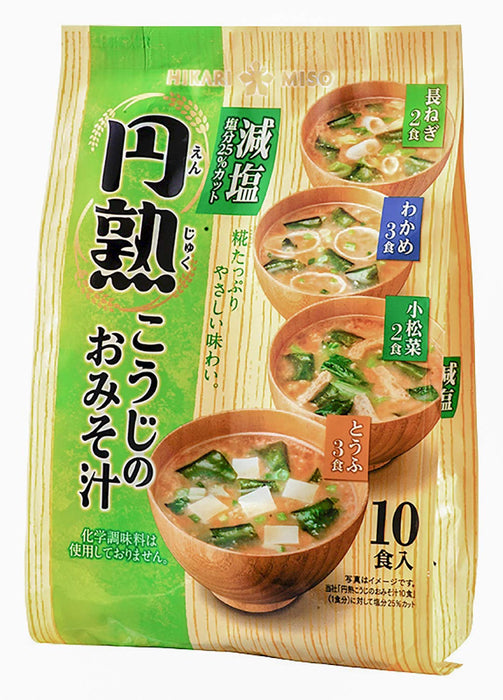 Hikari Miso 低钠速食味噌汤什锦 10 件装