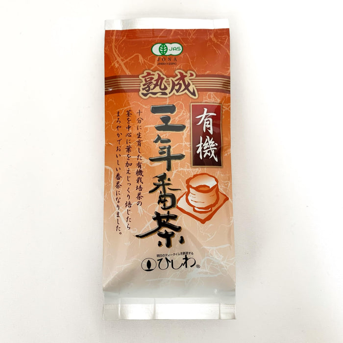 Hishiwa 有机三年粗茶 80G 优质日本绿茶