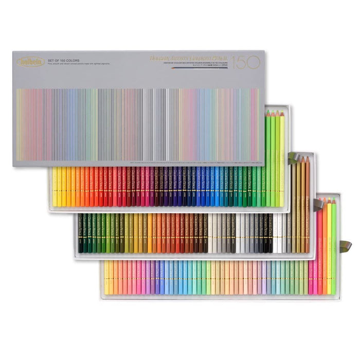 Holbein Artist Colored Pencils Set 150 Colors Paper Box Op945 20945