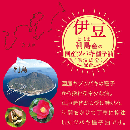 Camellia Motojima Pure Honjima Tsubaki Oil Large 118Ml Red Box