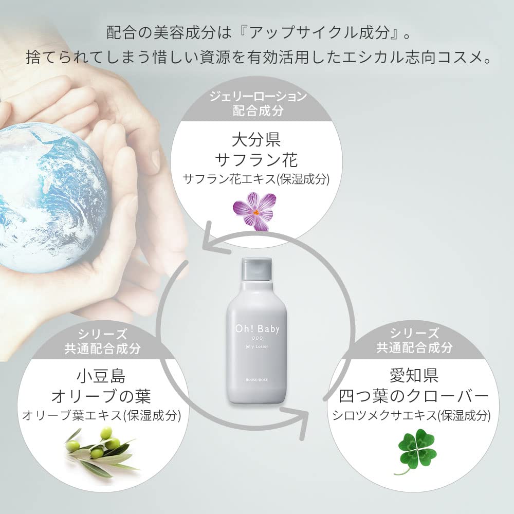 House Of Rose Jelly Lotion Herbal Citrus Moisturizing Powder 200ml