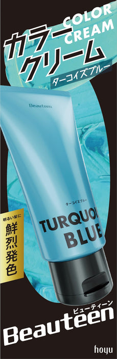 Beauty Teen Hoyu Beautyn Turquoise Blue Hair Color Cream 140G