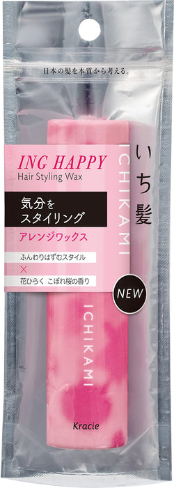 Ichikami Ing Happy Arrange Wax 28G | Fragrance Styling Damage Repair UV Protection